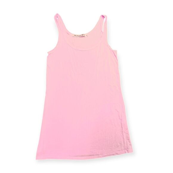MICHAEL STARS Women’s Light Pink Racerback Tank Top One Size Style #2260 - Picture 1 of 6